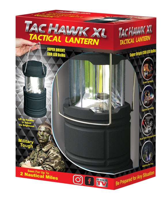 Tac Hawk XL Emergency & Camping Lantern - 2X Brighter - Battery Powered COB LED