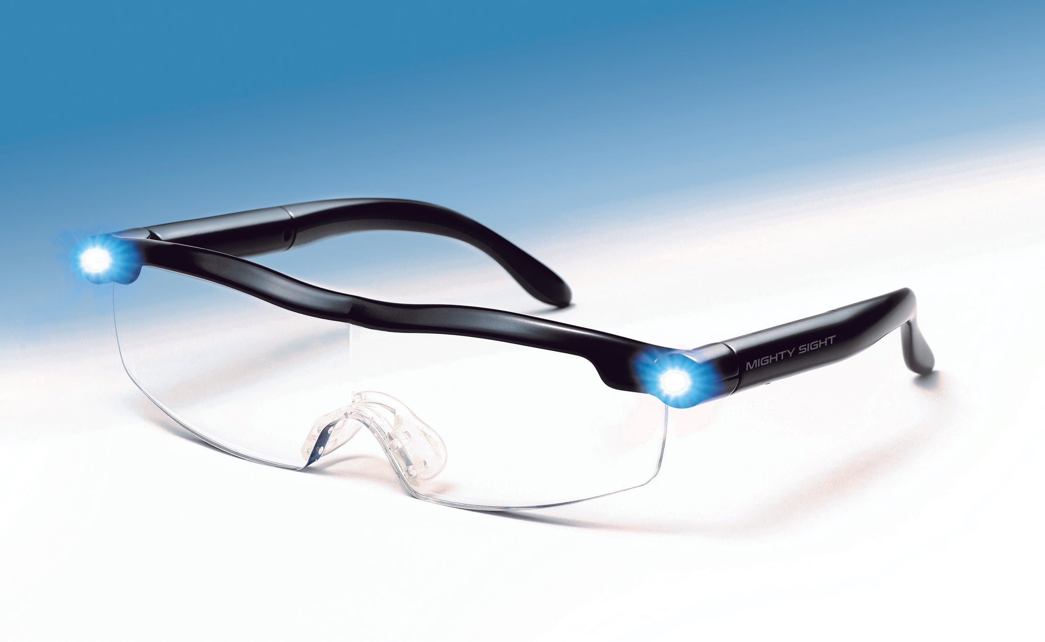 Mighty Sight Premium Deluxe Lighted LED Magnifying Eyewear Glasses for sale  online
