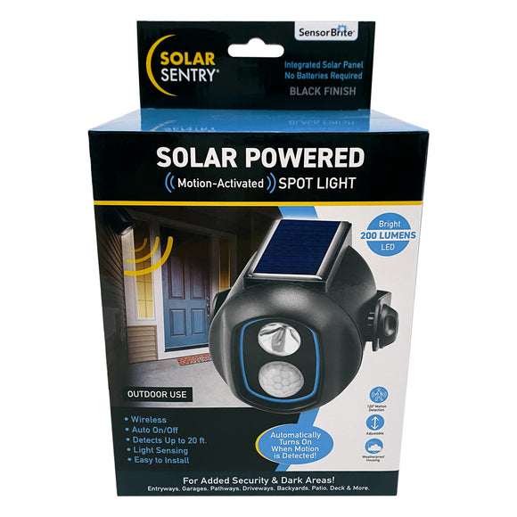 Sensor Brite Solar Sentry Wireless Solar Security Light Motion Sensor Outdoor